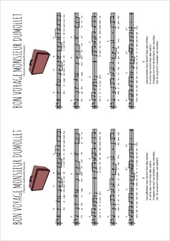 Bon voyage Monsieur Dumollet Partition gratuite
